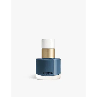 Hermes Les Mains Hermès Nail Polish 15ml Bleu Agate In White