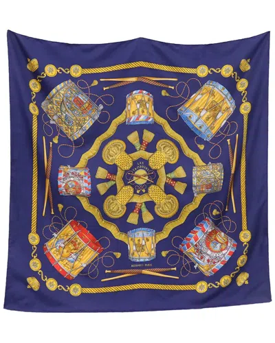 Pre-owned Hermes Hermès Les Tambours Scarf (authentic Pre-loved)