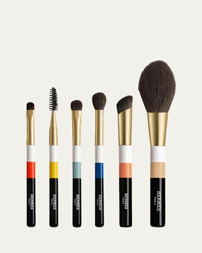Hermes Les Voyageurs Brushes In Multi