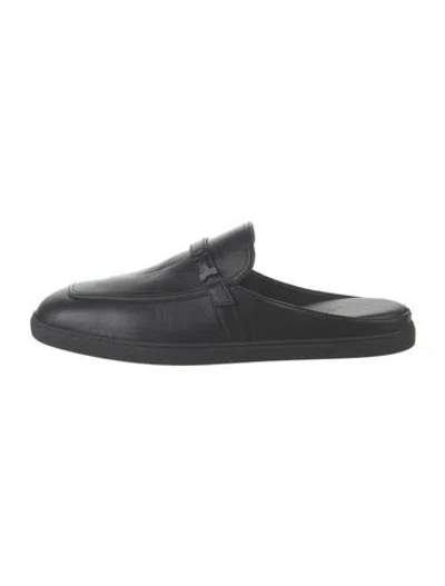 Pre-owned Hermes Likely H Logo Slides In Black