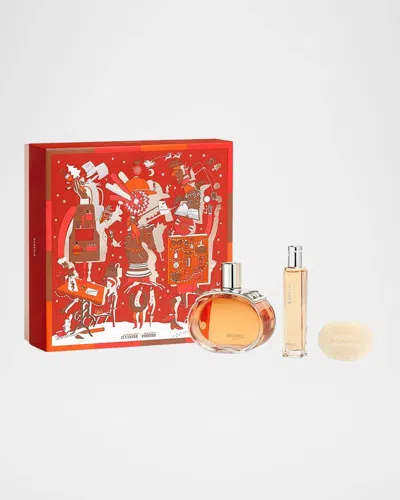 Hermes Limited Edition Barenia Pleine Fleur 3-piece Gift Set