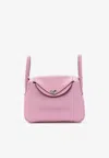 Hermes Lindy 26 In Mauve Sylvestre Taurillon Clemence With Palladium Hardware In Purple