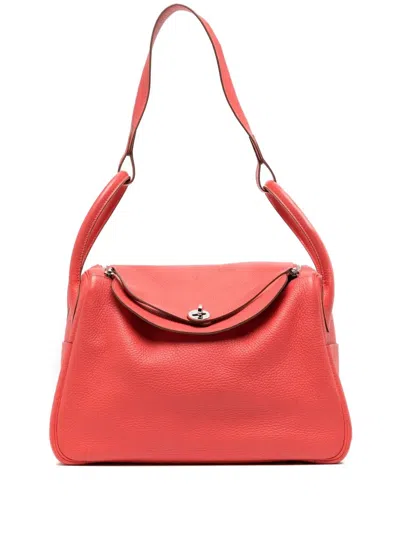 Pre-owned Hermes  Lindy 34 2way Bag In Pink