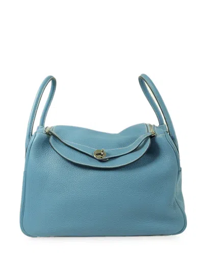 Hermes Lindy Shoulder Bag In Blue