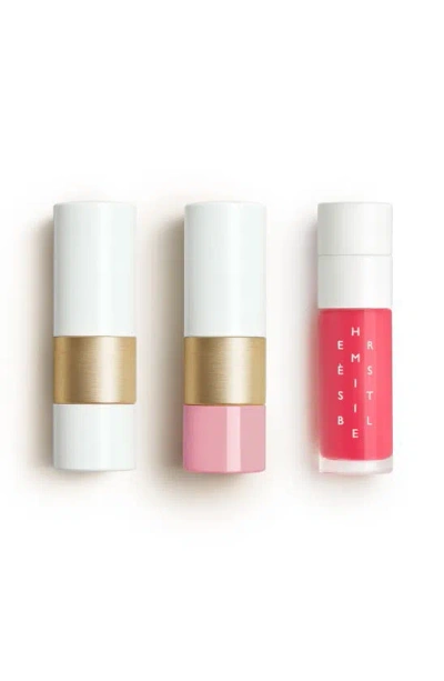 Hermes Lip Trio Set In White