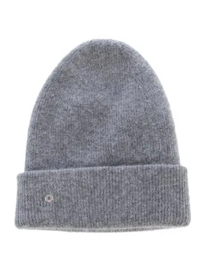Pre-owned Hermes Lisa Slalom Beanie In Gray