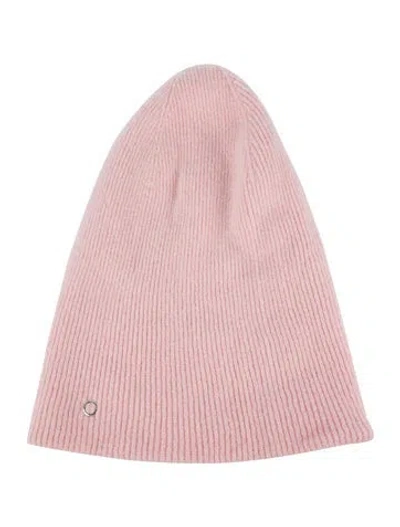 Pre-owned Hermes Lisa Slalom Beanie In Pink