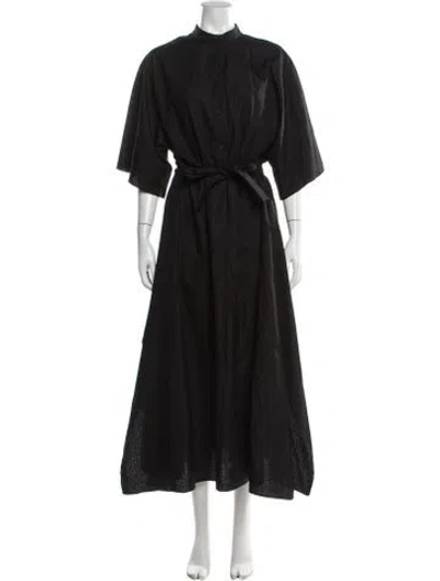 Pre-owned Hermes Long Dress In Brown
