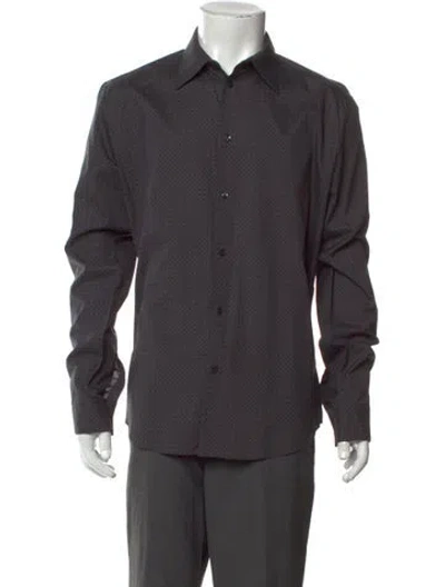 Pre-owned Hermes Long Sleeve Shirt In Gray