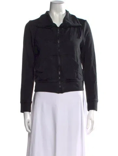 Pre-owned Hermes Long Sleeve Sweatshirt In Black