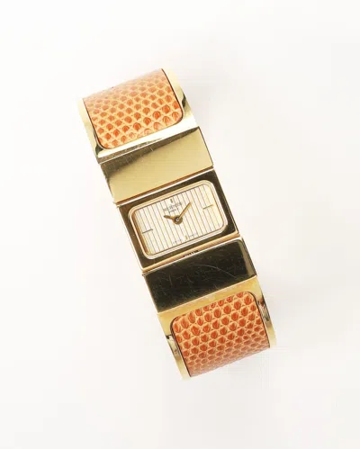 Pre-owned Hermes Hermès Loquet 19mm Ref L01.201 Watch