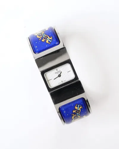 Pre-owned Hermes Hermès Loquet 19mm Ref L01.210 Bangle Full Set Watch