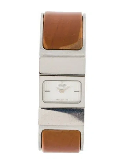Pre-owned Hermes Loquet Watch, 19mm In Multi