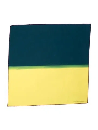 Pre-owned Hermes Los Angeles 2017 Scarf In Yellow