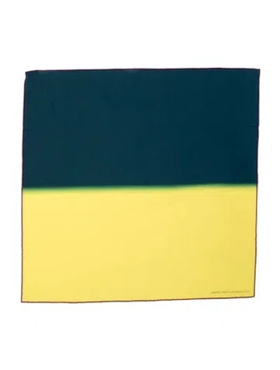Pre-owned Hermes Los Angeles 2017 Scarf In Yellow