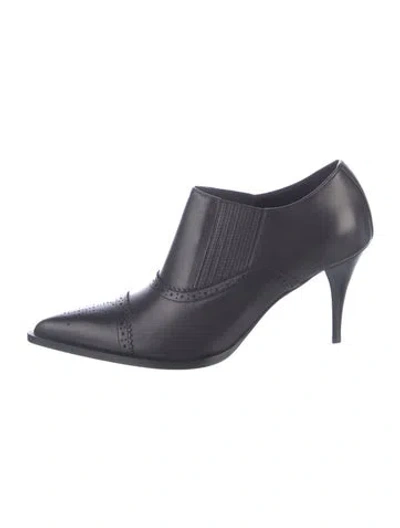 Pre-owned Hermes Luna H Logo Pumps In Black