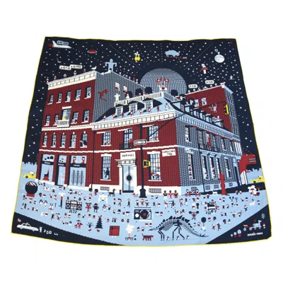 Pre-owned Hermes Madison 706 Party Cashmere Silk Square Scarf Multicolor