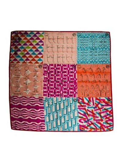Pre-owned Hermes Manufacture De Boucleries Cashmere Shawl In Multi