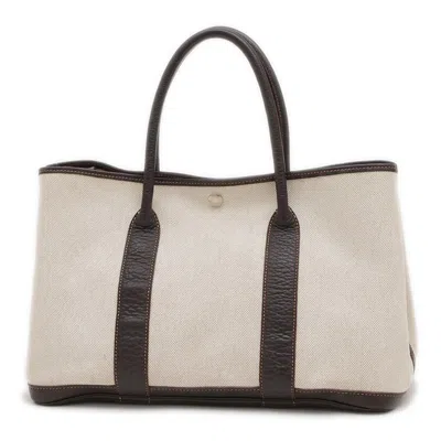 Pre-owned Hermes Marron Natural Leather Tote Bag ()