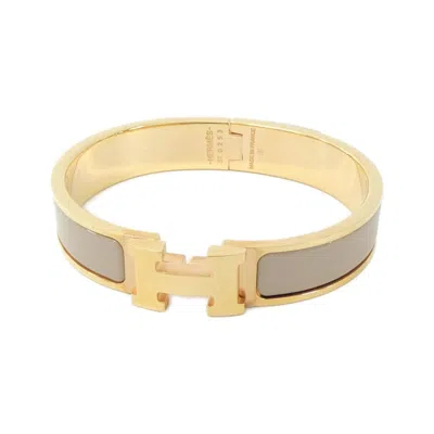Pre-owned Hermes Marron Pink Bangle () In Multi