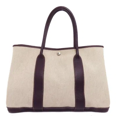 Pre-owned Hermes Marron Toile H Tote Bag ()