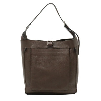Hermes Marwari Leather Shoulder Bag () In Brown