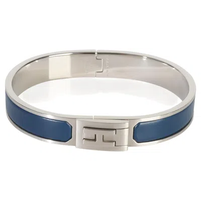 Pre-owned Hermes Hermès Matte Jet Bracelet In Bleu Biarritz Bracelet In Multi
