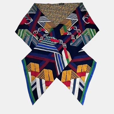 Pre-owned Hermes Maxi Twilly In Multi