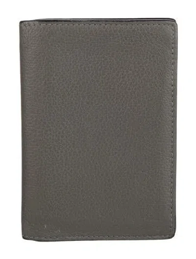 Pre-owned Hermes Mc² Euclide Cardholder In Grey