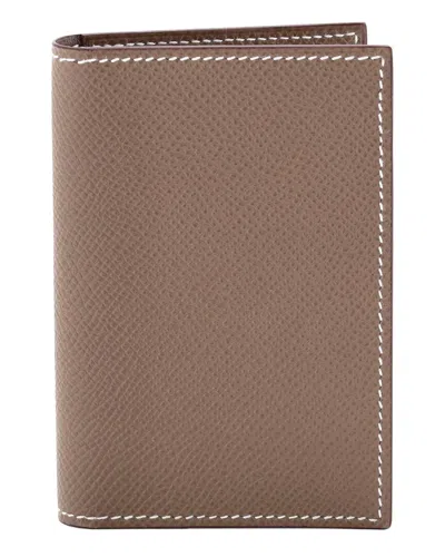 Pre-owned Hermes Hermès Mc2 Euclide Card Holder Case (authentic Pre-loved)
