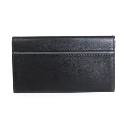 Hermes Hermès Mc3 Black Leather Wallet  ()