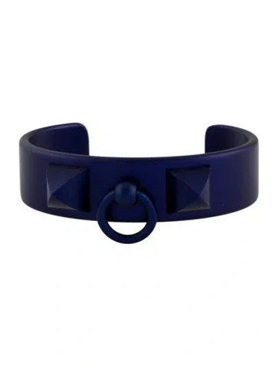 Pre-owned Hermes Medor Aluminium Cuff Bracelet, 6.5" In Multi