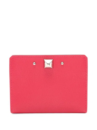 Pre-owned Hermes Medor Card Case In Pink