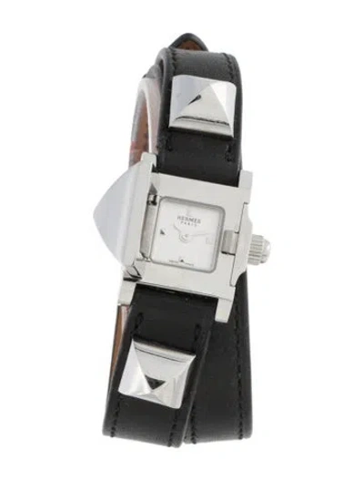 Pre-owned Hermes Médor Mini Watch In Multi