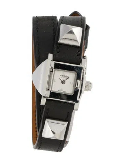 Pre-owned Hermes Médor Mini Watch In Multi