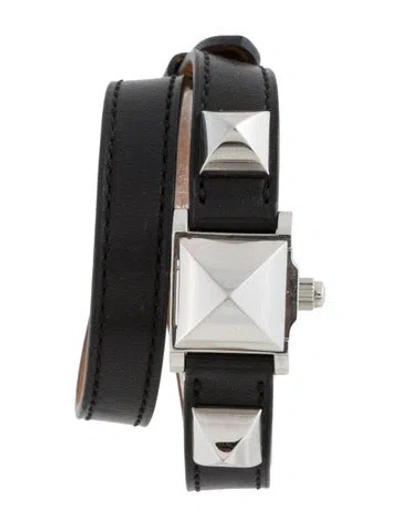 Pre-owned Hermes Médor Mini Watch In Multicolor