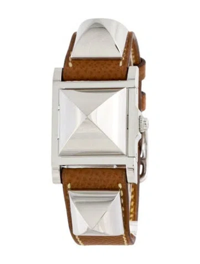 Pre-owned Hermes Medor Watch, 24mm In Multi