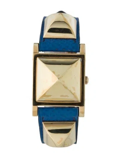 Pre-owned Hermes Médor Watch In Multi