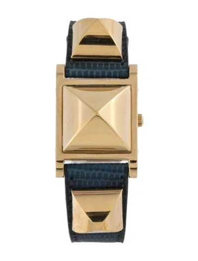 Pre-owned Hermes Médor Watch In Multicolor