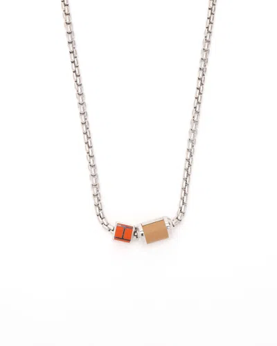 Pre-owned Hermes Hermès Meli-melo Necklace In Multi