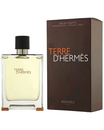 Hermes Hermès Men's 6.7oz Terre D'hermès Eau De Toilette Spray (authentic ) In White