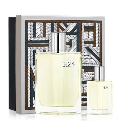 Hermes Men's H24 Eau De Parfum Gift Set Fragrances 3346130417149 In Transparent