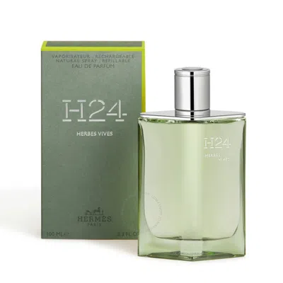 Hermes Men's H24 Herbes Vives Edp Spray 3.4 oz Fragrances 3346130432111 In White