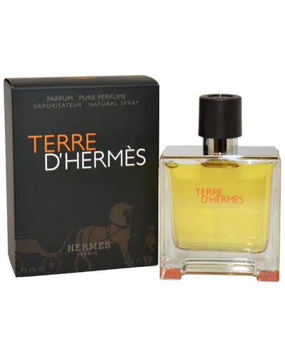 Hermes Hermès Men's Terre D'hermès 2.5oz Pure Eau De Parfum Spray In Transparent