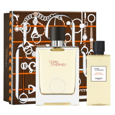 Hermes Men's Terre D' 3.4 oz Gift Set Fragrances 3346130000815 In White