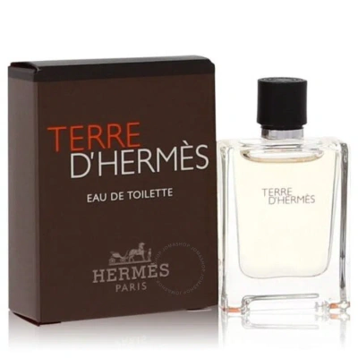 Hermes Men's Terre D' Edt 0.17 oz Fragrances 3346131400089 In Pink