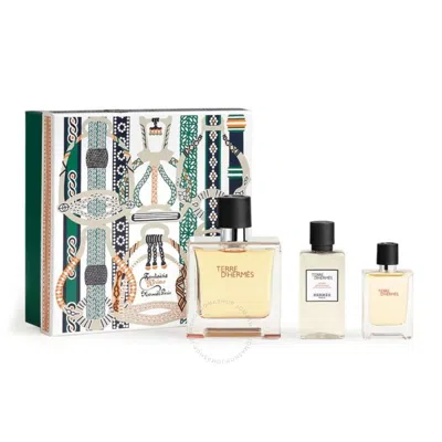 Hermes Men's Terre D' Gift Set Fragrances 3346130422839 In White