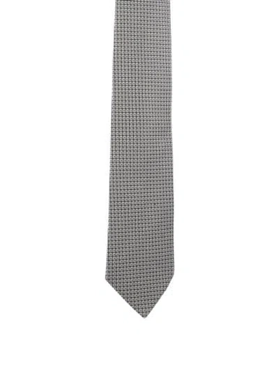 Pre-owned Hermes Men's Tie In Black