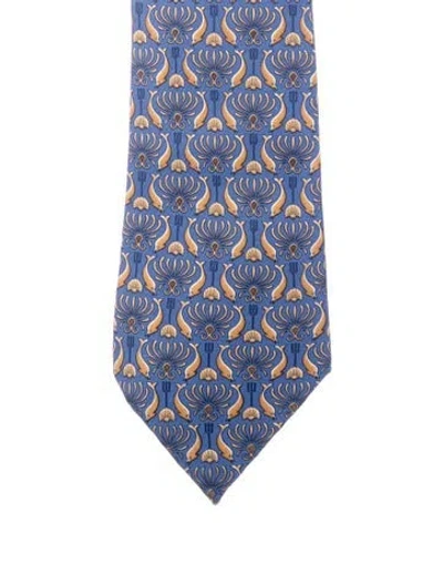 Pre-owned Hermes Men's Tie In Multi