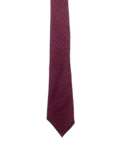 Pre-owned Hermes Men's Tie In Multi